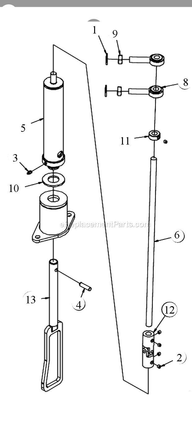 Page N Diagram and Parts List for MK-4036HY  MK Diamond Concrete Saw